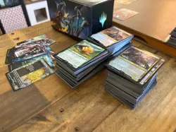 Magic The Gathering Final Fantasy Gift Bundle Box Full of Bulk Cards w/Dice - Image 4