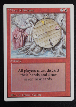 Wheel of Fortune Magic Card Revised MTG Reserved List 1994 - Image 3