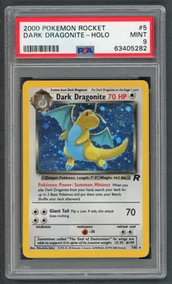 Pokemon Cards - PSA 9 Dark Dragonite 5/82 - Team Rocket Holo - MINT - PSA9 - Image 1