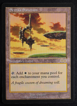 Serra's Sanctum Magic Card Urza's Saga MTG Reserved List - Image 1