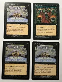 Dark Ritual Multi Set Play Set Of 4 Magic The Gathering - Image 1