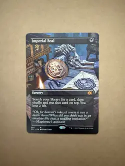 Magic: The Gathering Imperial Seal (Borderless) Double Masters 2022 Regular - Image 1