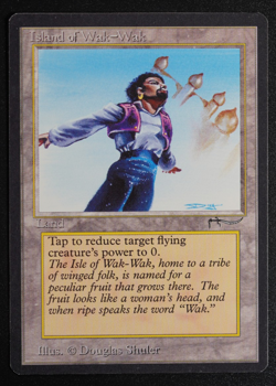 Island of Wak-Wak MTG Card Arabian Nights Magic: the Gathering 1993 - Image 1