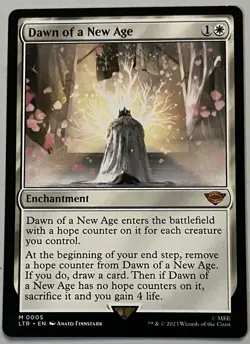 MTG LoTR: Tales of Middle-earth Dawn of a New Age Enchantment MYTHIC REG #0005 - Image 1