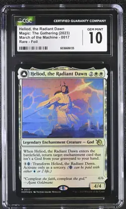 HELIOD, THE RADIANT DAWN March of the Machine Foil CGC 10 MTG EDH [Nostalgium] - Image 1