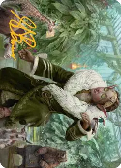 Gold Stamp Art Series RUMOR GATHERER mtg NM Streets of New Capenna - Image 1