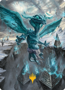 Gold Stamp Art Series UGIN, EYE OF THE STORMS mtg Tarkir: Dragonstorm #47 - Image 1