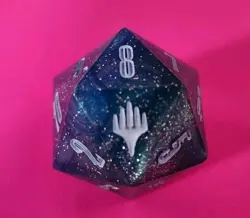 MTG Final Fantasy Crystal D20 Spindown Dice Magic the Gathering New - Image 1