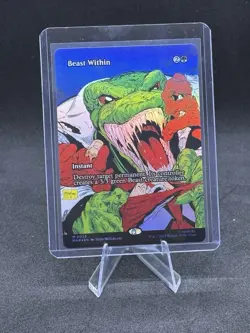 Beast Within (Borderless) - 0033 - Marvel's Spider-Man MTG NM/M In Hand - Image 1