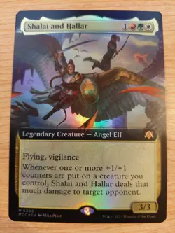 Shalai and Hallar (Extended) - 0096 (March of the Machine) - NM - Foil - Image 1