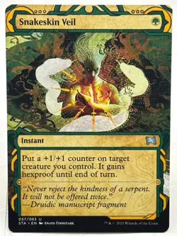 Snakeskin Veil NM/M* Strixhaven Mystical Archives 057/063 mtg -UnltdCards - Image 1