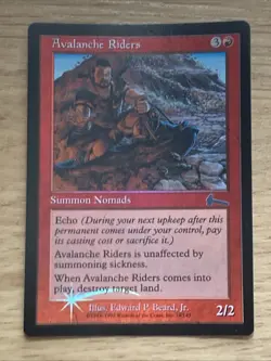 Avalanche Riders Foil Urza's Legacy - Near Mint - Image 1