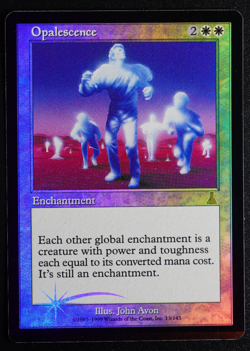 Opalescence FOIL Magic Card Urza's Destiny MTG - Image 1
