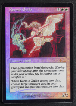 Karmic Guide FOIL Magic Card Urza's Legacy MTG - Image 1
