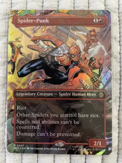 Spider-Punk (0207) (Borderless) Marvel's Spider-Man Foil - Image 1