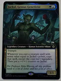 MTG Marvel’s Spider-Man Jackal Legendary Creature RARE FOIL #0272 - Image 1