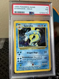 1999 Pokemon Game 6/102 Gyarados HOLO PSA 7 - Image 2