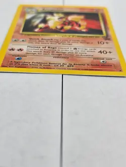 Arcanine - Pokemon 2000 Wizards Promo #6 LP - Image 3