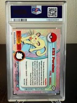 Pokemon 2000 Topps Chrome Persian Spectra PSA 5 Excellent #53 - Image 2