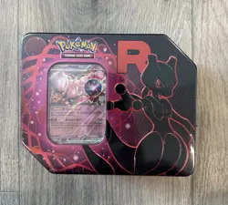 Pokemon Team Rocket MewTwo Tin New Sealed Destined Rivals - NEW / SEALED - Image 1