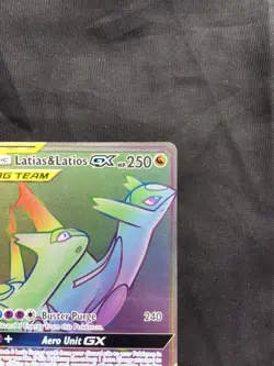 Pokemon Cards: Team Up Secret Rare: Latias & Latios GX 190/181 - Image 3