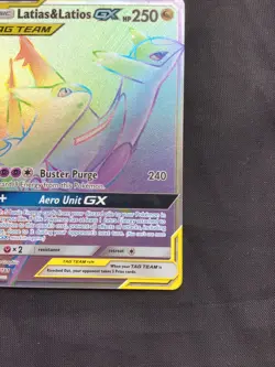 Pokemon Cards: Team Up Secret Rare: Latias & Latios GX 190/181 - Image 4
