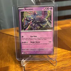 Xerneas 064/132 SEALED Pokemon: Mega Evolution Stamped Promo - Best Buy Promo - Image 1