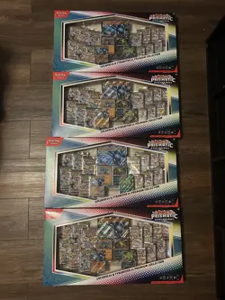 4x Prismatic Evolutions Premium Collection Lucario & Tyranitar - Pokemon TCG - Image 1