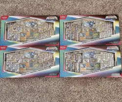 Pokemon Prismatic Evolutions Lucario EX & Tyranitar EX Premium Collection Lot 4 - Image 1