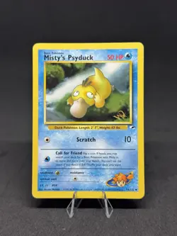 Pokemon Misty's Psyduck [W Stamped] 054/132 Wotc Promo Regular - Image 1