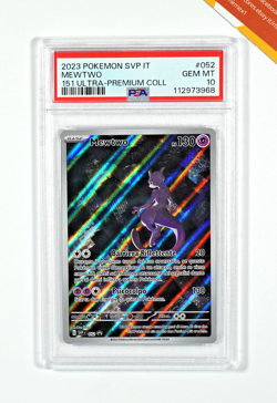 Pokemon PSA 10 Mewtwo #052 151 Ultra Premium Collection Promo 2023 Italiano - Image 1