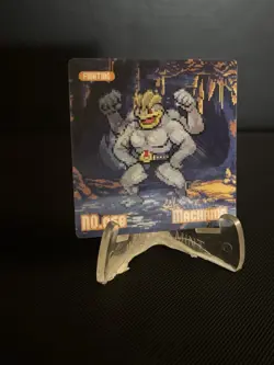 Pokemon Eif origin Gameboy Lenticular Machop-Machamp #Gg - Image 3