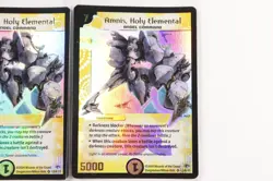 (2) Duel Masters Holo Foil Promo Card Amnis, Holy Elemental L3/6 Y1 - Image 3