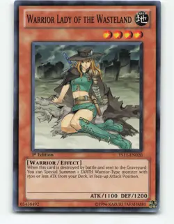 Warrior Lady of the Wasteland YS11-EN020 1st edition YuGiOh Card - Image 1