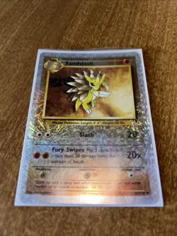 Pokemon TCG Sandslash Reverse Holo Card 62/110 Legendary Collection WOTC Vintage - Image 3