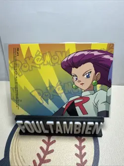2000 Topps Pokemon TV #P01 Puzzle Card 1 Silver Foil Animation Series 3 - Image 2
