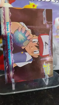 POKEMON The Movie 2000 "Three Treasures Complete" Foil Trading Card #60 w/ ASH - Image 1