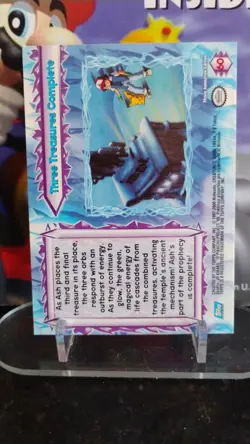 POKEMON The Movie 2000 "Three Treasures Complete" Foil Trading Card #60 w/ ASH - Image 2