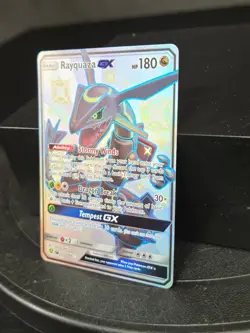 Rayquaza GX 177a/168 Hidden Fates Alternate Art Shiny Pokemon Card NM-Mint - Image 2