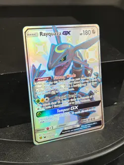 Rayquaza GX 177a/168 Hidden Fates Alternate Art Shiny Pokemon Card NM-Mint - Image 3