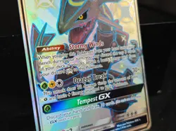 Rayquaza GX 177a/168 Hidden Fates Alternate Art Shiny Pokemon Card NM-Mint - Image 5
