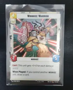 Wookiee Warrior 249/262 Star Wars Unlimited TCG Card SHD Near Mint NM - Image 1