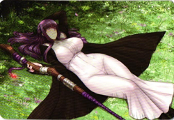Caster Scathach Skadi Holographic Custom Art Goddess Story Collectible Card - Image 1
