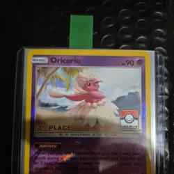 Oricorio 55/145 3rd Place League Challenge Rare Guardians Rising Pokemon Card - Image 2