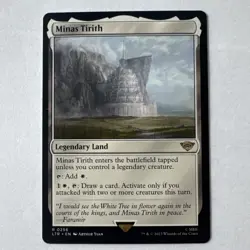 MTG Minas Tirith The Lord of the Rings #256 Magic the Gathering Card Rare NM - Image 1