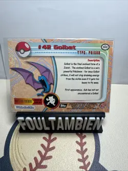 Topps Pokemon Tv Animation Golbat Foil Card - Image 2