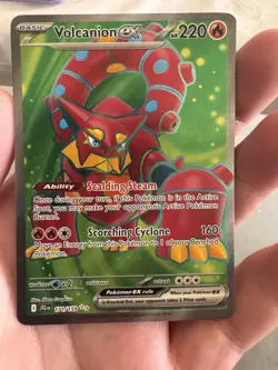 Pokemon TCG Volcanion EX 171/159 S&V: Journey Together Ultra Rare Card - Image 1