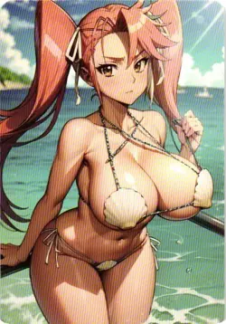 Saya Takagi Highschool Holographic Custom Art Goddess Story Collectible Card - Image 2