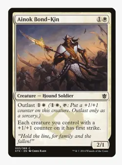 Ainok Bond-Kin | Khans of Tarkir KTK | MTG | +1/+1 Counters | Common | LP-NM - Image 1