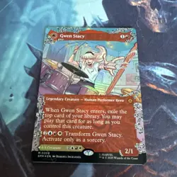 Gwen Stacy (0209 Borderless)Marvel's Spider-Man Foil NM MTG - Image 4